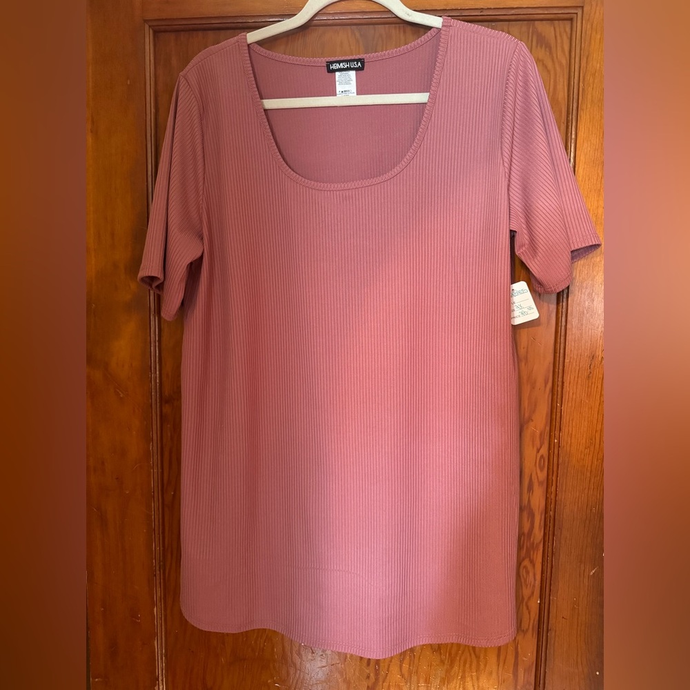 NWT HEIMISH USA Pink Blouse